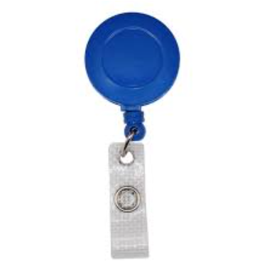 ID Reel Blue & Keyring (100 Pack)