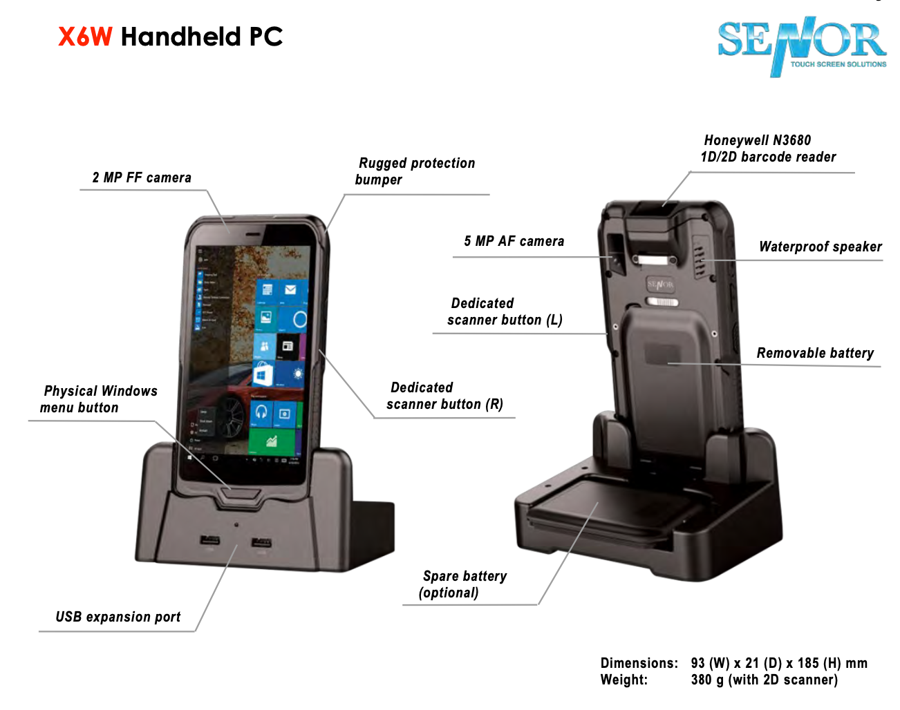 Senor HPC X6W Handheld PC